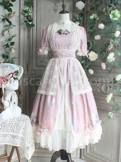 The-Poetry-Of-Roses-Series-Elegant-Classic-Lolita-Short-Sleeves-Long-Dress-coscarnival-4371