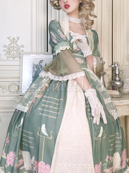 The-Poetry-Of-Roses-Series-Elegant-Classic-Lolita-Short-Sleeves-Long-Dress-coscarnival-4395