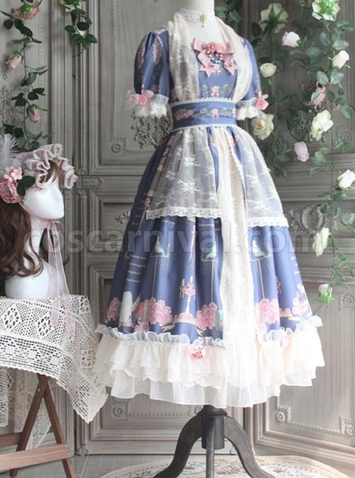 The-Poetry-Of-Roses-Series-Elegant-Classic-Lolita-Short-Sleeves-Long-Dress-coscarnival-4400