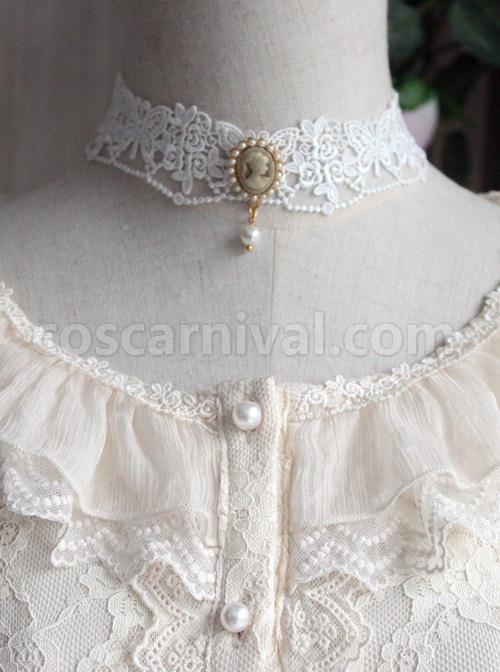 The Poetry Of Roses Series Elegant Lace Daily Short Sleeve Trumpet Sleeves Two Wearing Ways Classic Lolita Shirt coscarnival