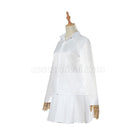 The Promised Neverland Emma White Shirt Skirt Suit Cosplay Costume With Free Tattoo Sticker coscarnival011116439