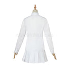 The Promised Neverland Emma White Shirt Skirt Suit Cosplay Costume With Free Tattoo Sticker coscarnival011116442