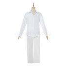 The Promised Neverland Ray and Norman White Shirt Suit Cosplay Costumes coscarnival011116396