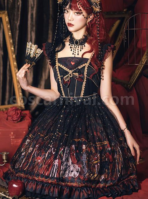 The Queen Of Hearts Series JSK Gothic Lolita Dress coscarnival