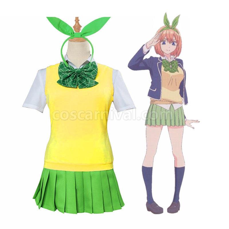 The Quintessential Quintuplets Yotsuba Nakano Outfits Cosplay Costume coscarnival011114028