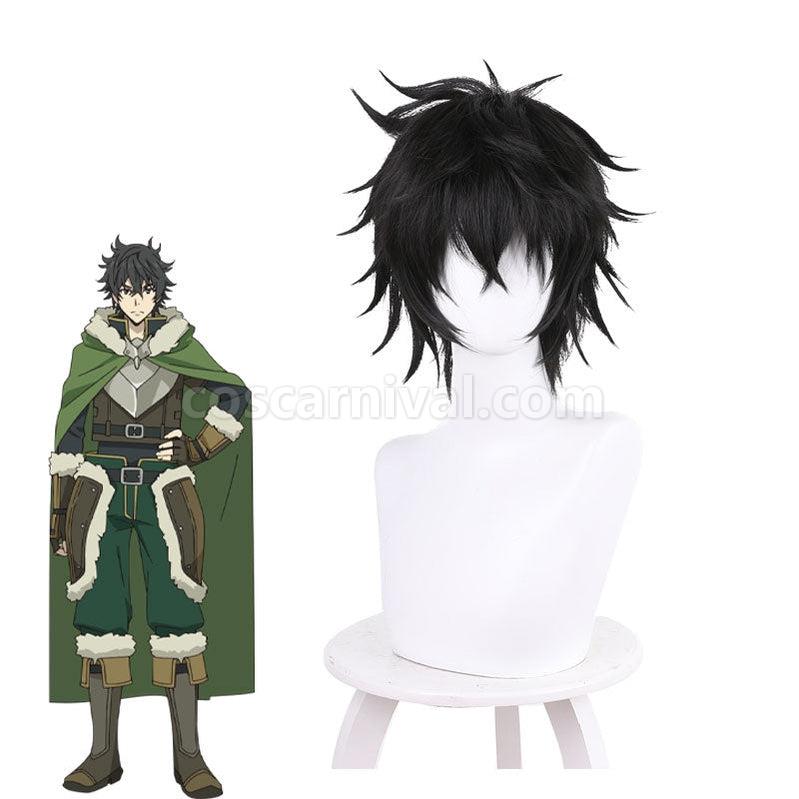 The Rising of The Shield Hero Naofumi Iwatani Short Black Cosplay Wigs coscarnival011118998