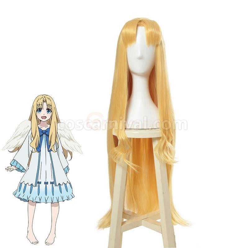 The Rising of the Shield Hero Filo Blonde 90cm Long Straight Cosplay Wigs coscarnival011118993