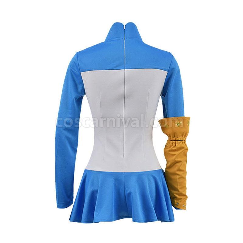 The Seven Deadly Sins Elizabeth Liones Blue Dress Cosplay Costume coscarnival011116245
