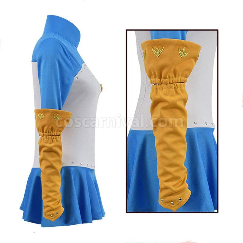 The Seven Deadly Sins Elizabeth Liones Blue Dress Cosplay Costume coscarnival011116266