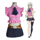 The Seven Deadly Sins Elizabeth Liones Cosplay Costume coscarnival011117136