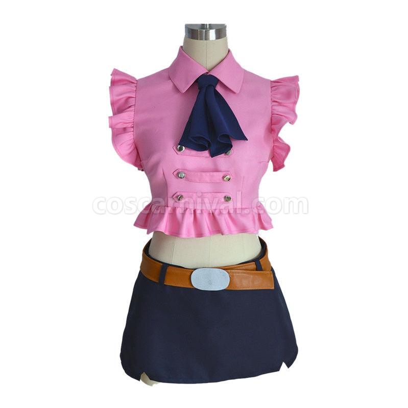The Seven Deadly Sins Elizabeth Liones Cosplay Costume coscarnival011117146