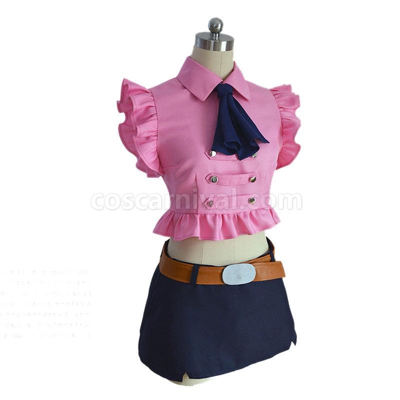 The Seven Deadly Sins Elizabeth Liones Cosplay Costume coscarnival011117165