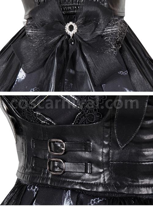 The Vampire Diaries Series JSK Darkness Gothic Lolita Sling Dress coscarnival