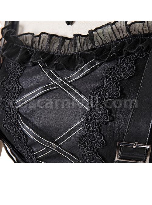 The Vampire Diaries Series JSK Darkness Gothic Lolita Sling Dress coscarnival