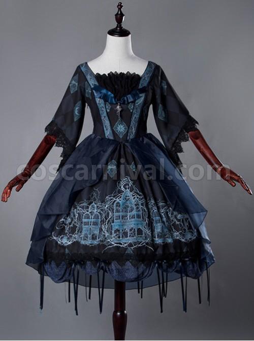 Thorn Castle gorgeous section ghost Lolita OP coscarnival