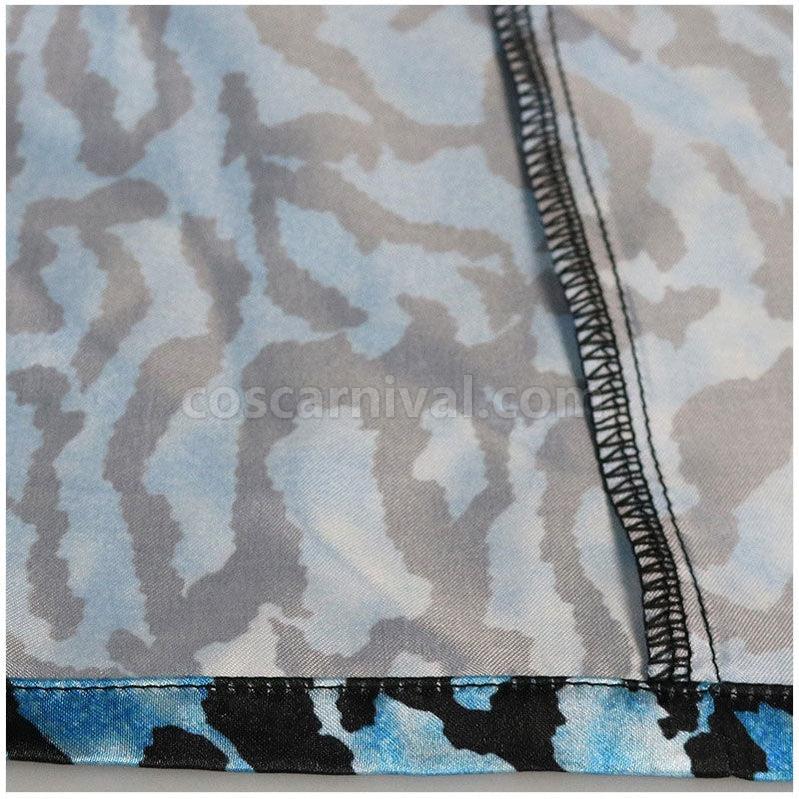 Tiger King Joe Exotic Shirt Yellow Blue Sequin Full Set Cosplay Costume coscarnival011114356