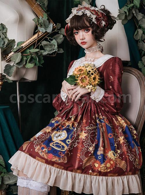 Time-Machine-Heart-Series-Classic-Lolita-Retro-Long-Sleeve-Dress-coscarnival-4903
