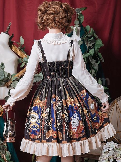 Time-Machine-Heart-Series-Printing-JSK-Retro-Classic-Lolita-Sling-Dress-coscarnival-4375