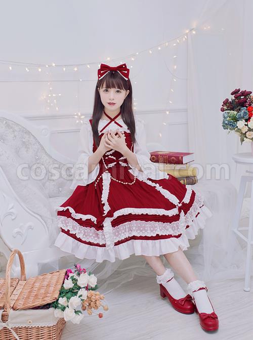 To-My-Dear-Kelly-Series-Classic-Lolita-Sling-Dress-coscarnival-653