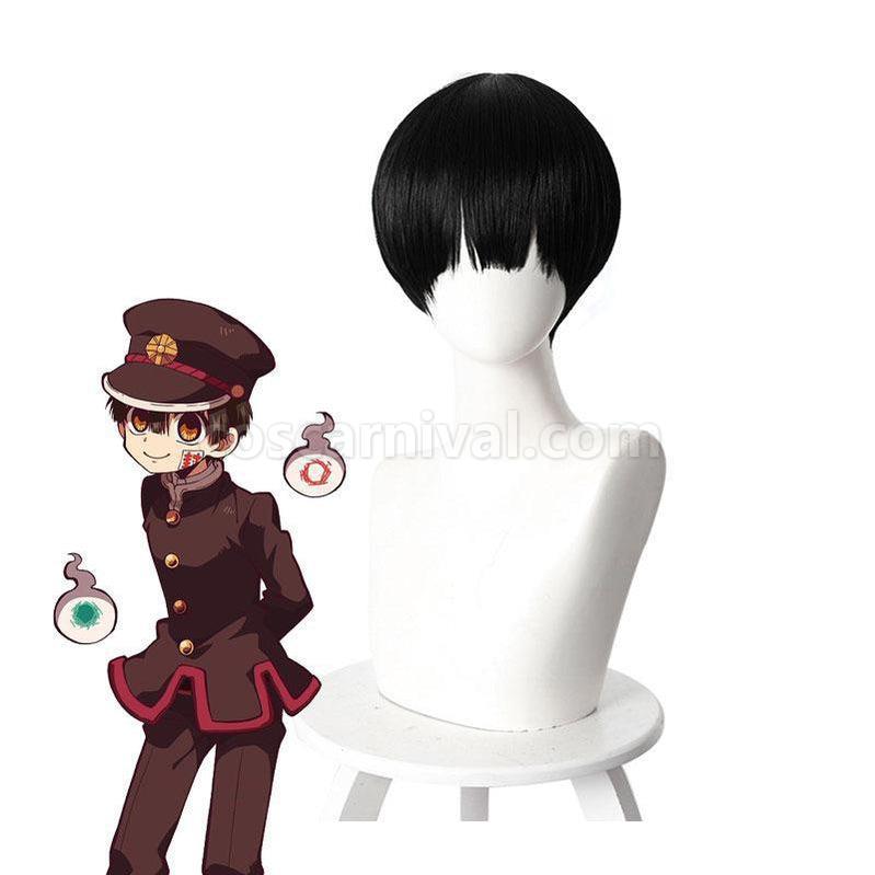 Toilet Bound Hanako kun Hanako kun Cosplay Wig Black Short Wigs coscarnival011119521