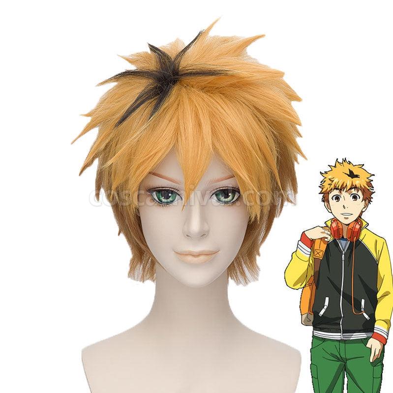 Tokyo Ghoul Nagachika Hideyosh Short Golden Cosplay Wigs coscarnival011114656