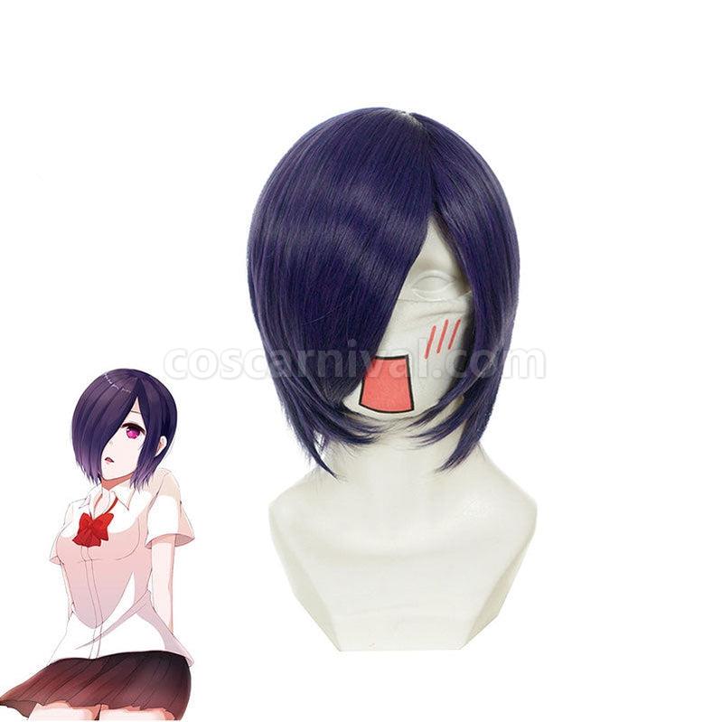 Tokyo Ghoul Touka Kirishima Short Purple Cosplay Wigs coscarnival011114664