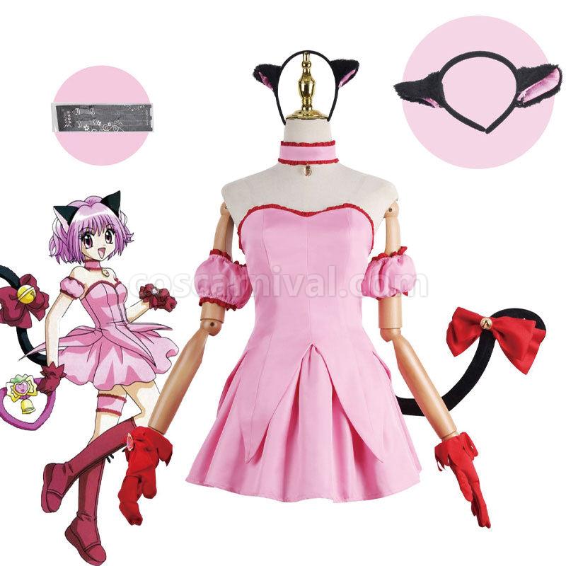 Tokyo Mew Mew Ichigo Momomiya Dress Cosplay Costume coscarnival01111273