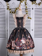 Travelers-Series-JSK-Printing-Retro-Classic-Lolita-Ruffle-Sling-Dress-coscarnival-1966
