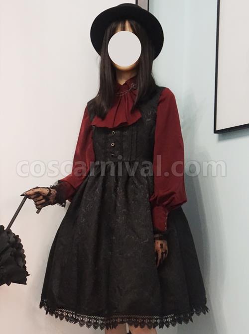 Twilight Castle Series JSK Gothic Lolita Sling Dress coscarnival
