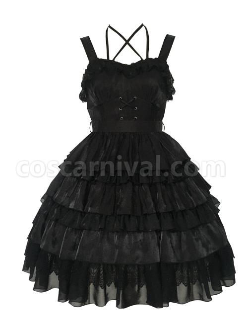 Twilight Series JSK Gothic Lolita Sling Dress coscarnival