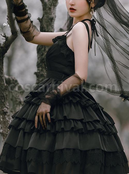 Twilight Series JSK Gothic Lolita Sling Dress coscarnival