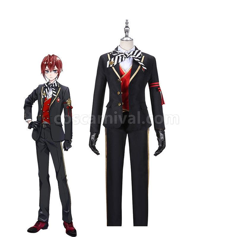 Twisted Wonderland Riddle Rosehearts Uniforms Cosplay Costume coscarnival011113973