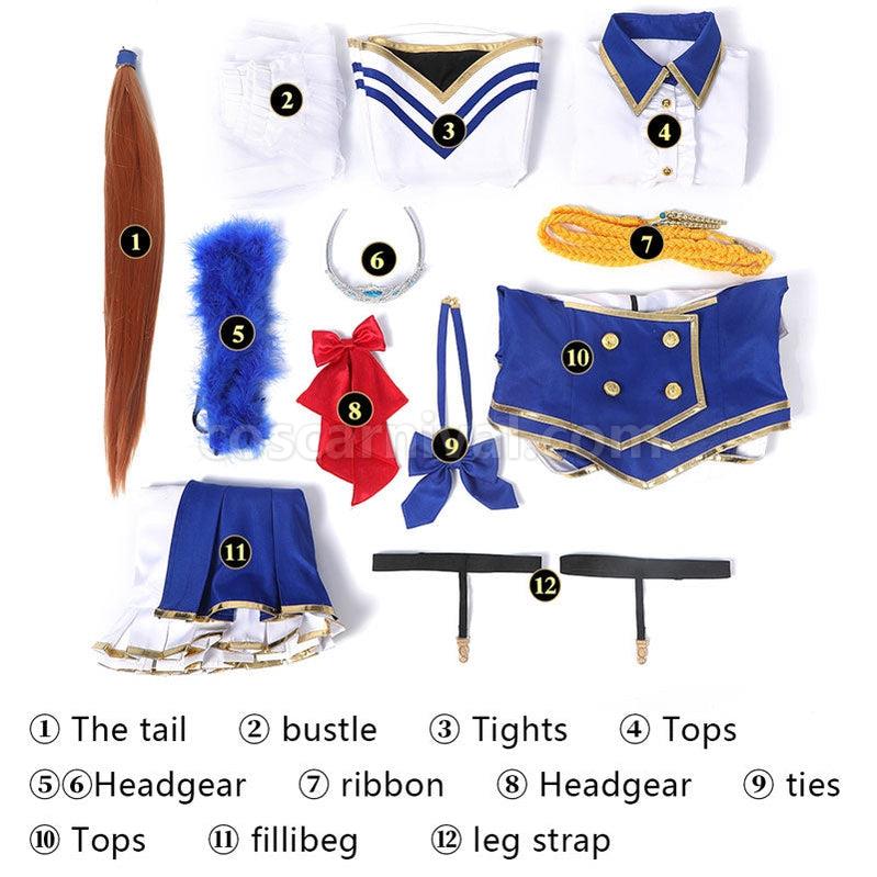 Uma Musume Pretty Derby Daiwa Scarlet Fullsuit Cosplay Costumes coscarnival011110438