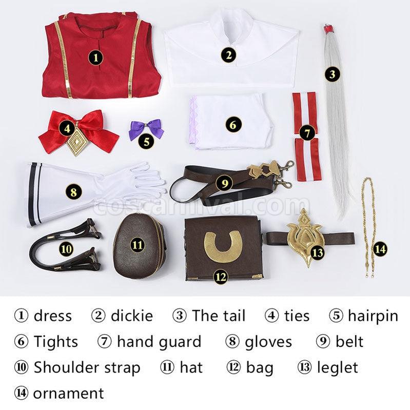 Uma Musume Pretty Derby Gold Ship Uniform Cosplay Costumes coscarnival011111531