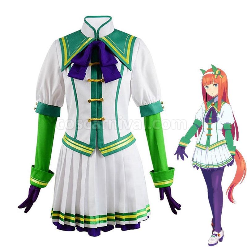 Uma Musume Pretty Derby Silence Suzuka School Uniform Cosplay Costumes coscarnival011111591