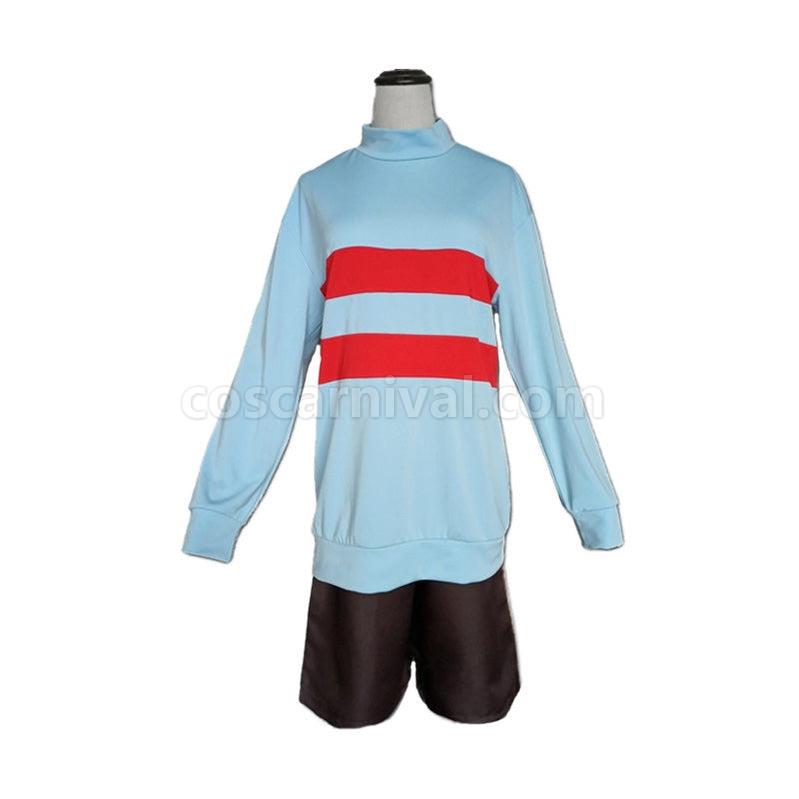 Undertale The Protagonist Frisk Cosplay Costume coscarnival011114153
