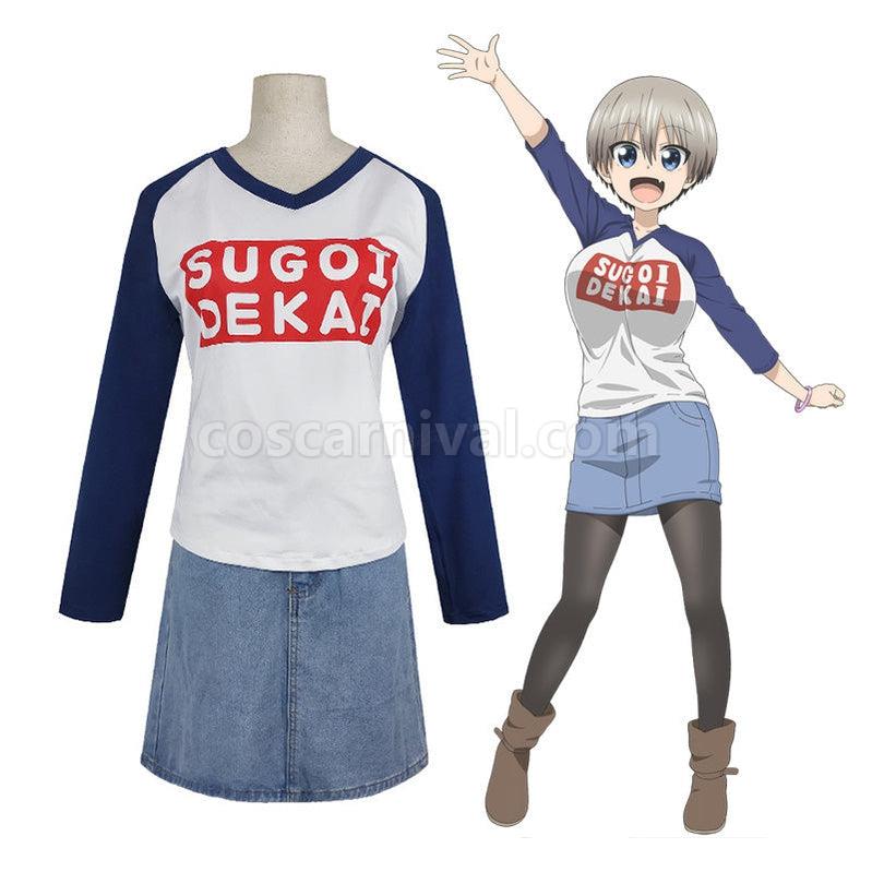 Uzaki chan Wants to Hang Out Hana Uzaki Outfits Cosplay Costume coscarnival011114929