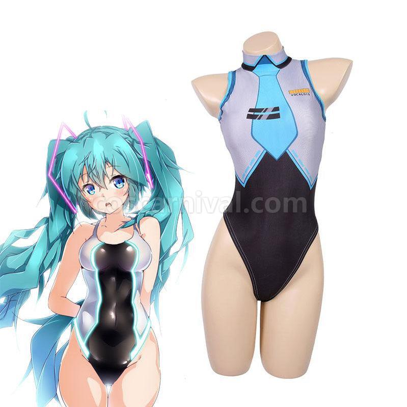 VOCALOID Hatsune Miku ³õÒô¥ߥ¯ Jumpsuit Swimsuits Cosplay Costumes coscarnival011117740