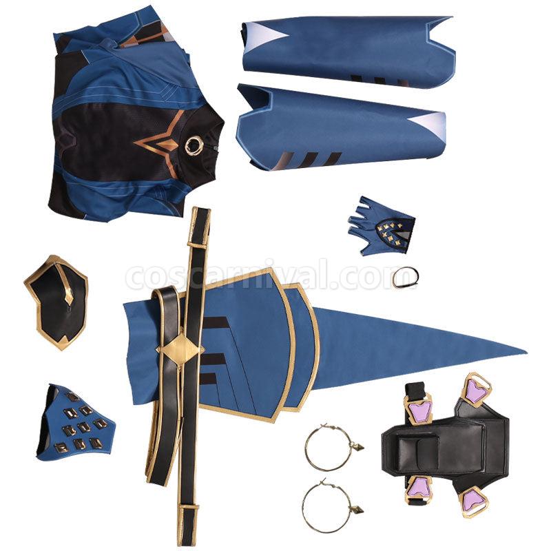 Valorant Reyna Cosplay Costumes coscarnival01112858