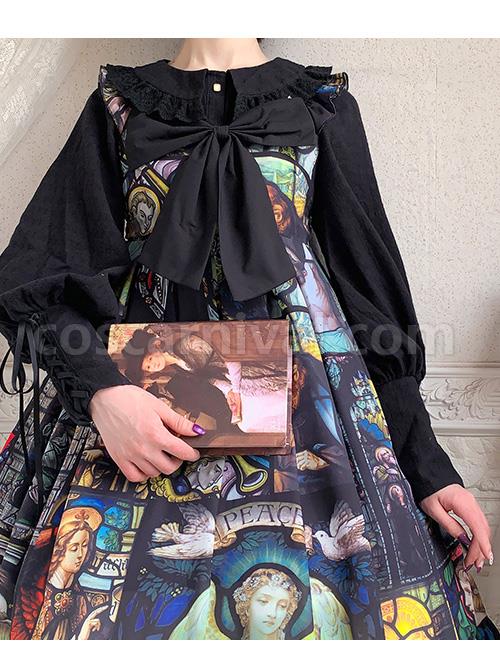 Vanilla Latte Series Retro Elegant Classic Lolita Long Sleeve Shirt coscarnival