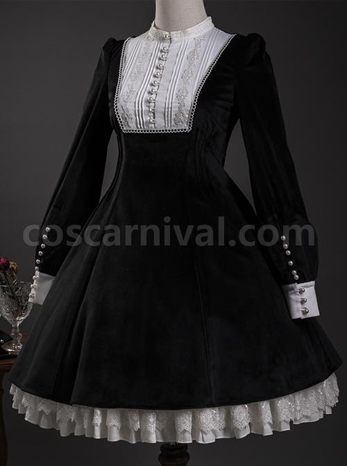 Velour-Long-Sleeve-Pearl-Buttons-Classic-Lolita-Dress-coscarnival-4319