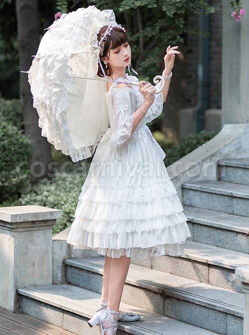 Venus-Kiss-Series-White-Elegant-Classic-Lolita-Sling-Dress-coscarnival-98