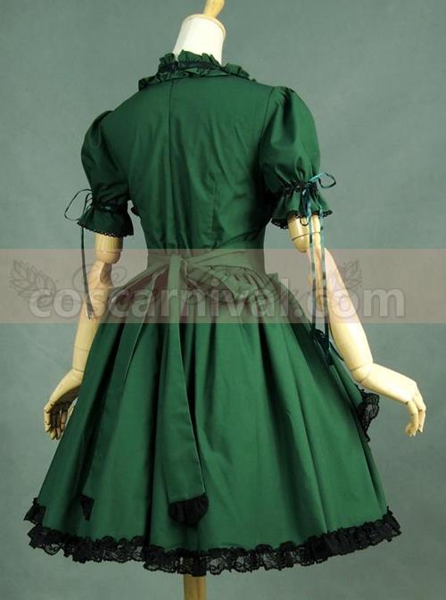Victorian-Retro-Green-And-Black-Lace-Short-Sleeves-Classic-Lolita-Dress-coscarnival-633