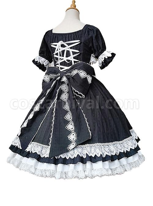 Vintage-Gorgeous-Black-White-Square-Neck-Lace-Lacing-Bowknot-Decoration-Sweet-Lolita-Short-Sleeve-Dress-coscarnival-1646.jpg