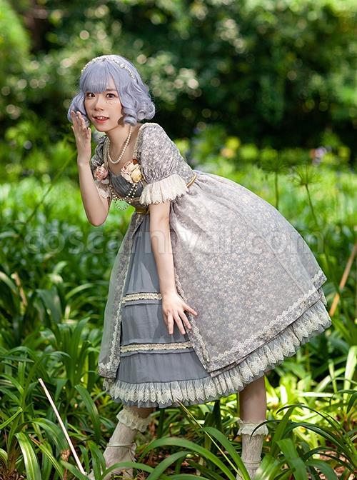 Vintage-White-Fragment-Floral-Print-Decoration-Lace-Jacquard-Cuffs-Square-Neckline-Classic-Lolita-Dress-coscarnival-1471