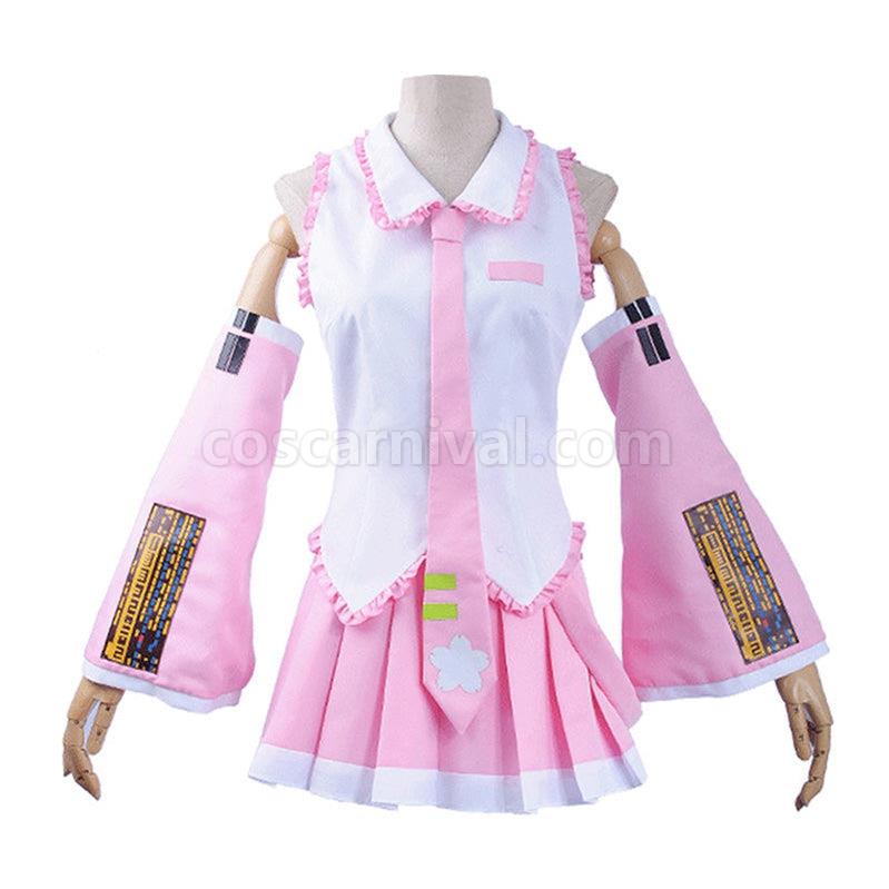 Vocaloid Cherry Hatsune Miku Outfits Cosplay Costume coscarnival011112716