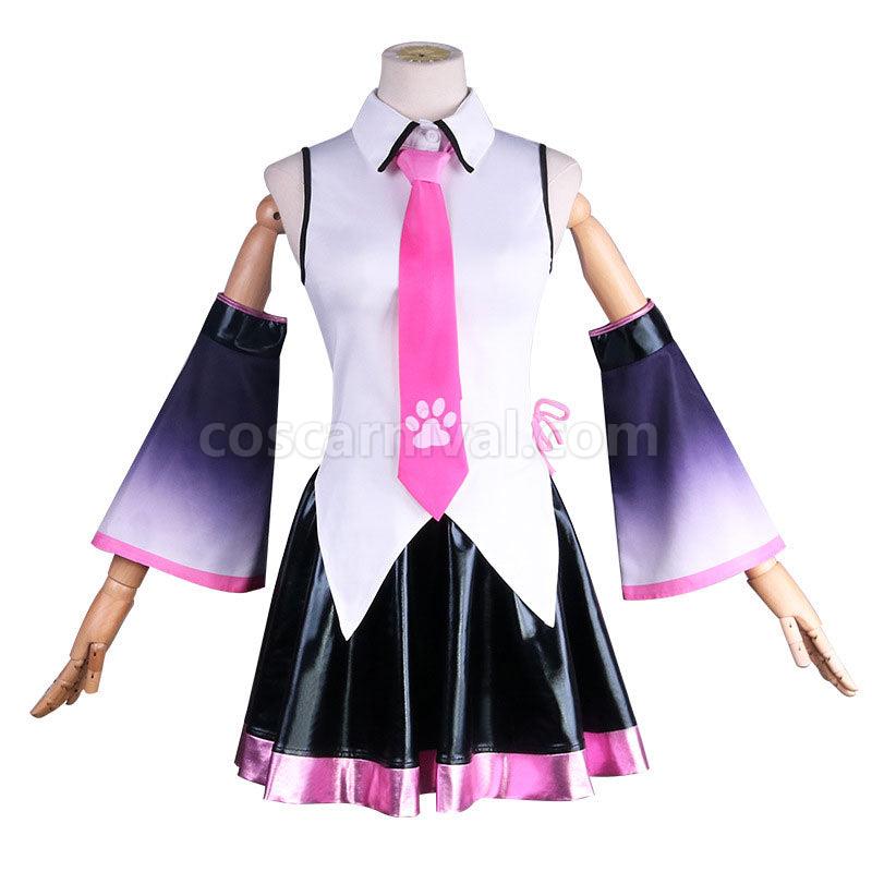 Vocaloid Hatsune Miku 2021 Birthday Happy Cat Ver Cosplay Costumes coscarnival01115819