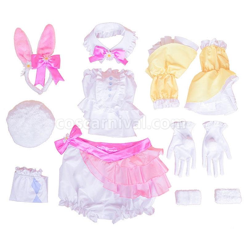 Vocaloid Hatsune Miku 2nd Season Spring Ver. Rabbit Outfits Cosplay Costume coscarnival011113092