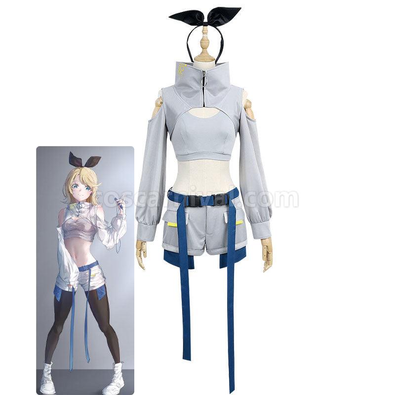 Vocaloid Hatsune Miku Ready Steady Kagamine Rin Cosplay Costumes coscarnival01111558