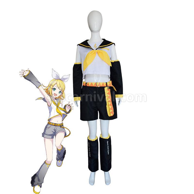 Vocaloid Hatsune Miku Ready Steady Kagamine Rin Uniform Cosplay Costumes coscarnival01111511